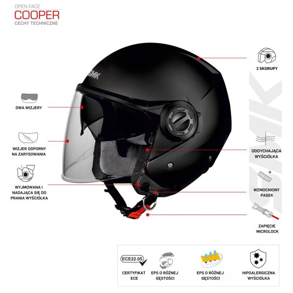 SMK Cooper MATT BLACK